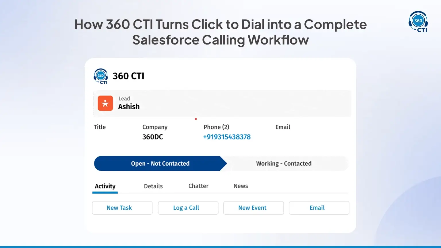 Salesforce Calling Workflow