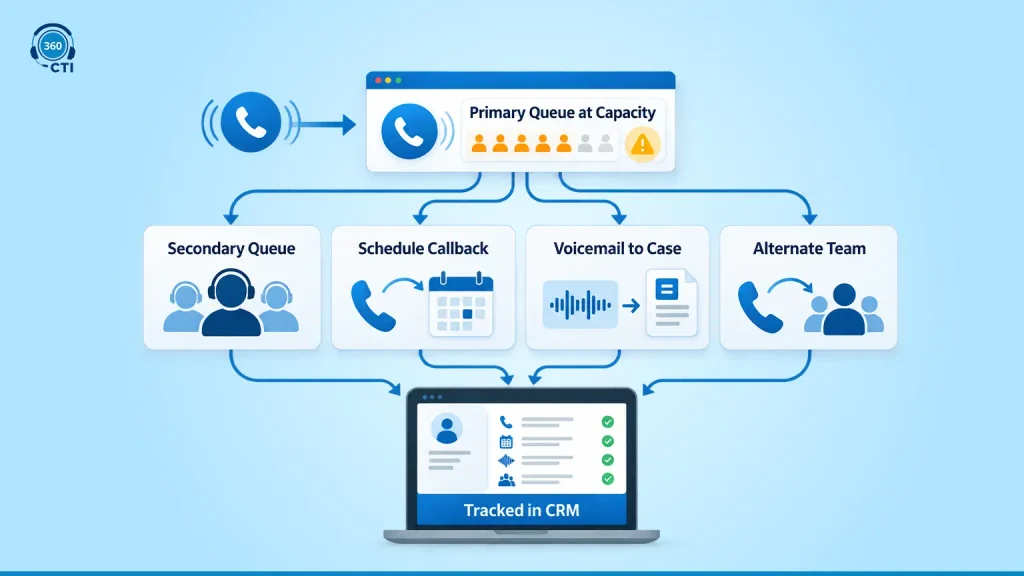 How Salesforce CTI Handles Inbound Overflow