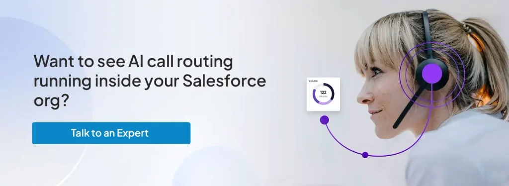 Want to see AI call routing running inside your Salesforce org?