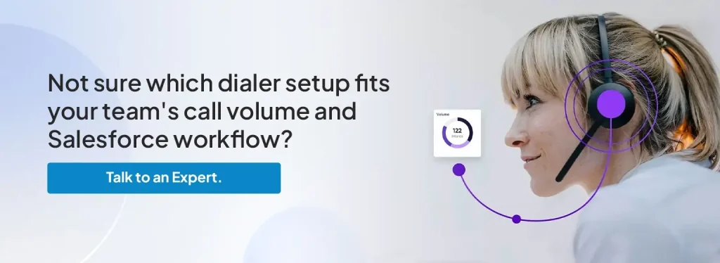 Not sure which dialer setup fits your team's call volume and Salesforce workflow?