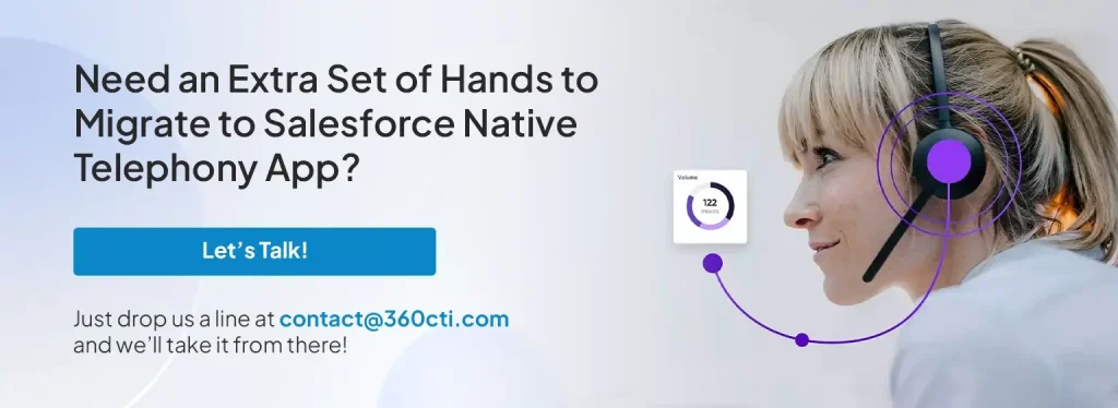 salesforce native telephony